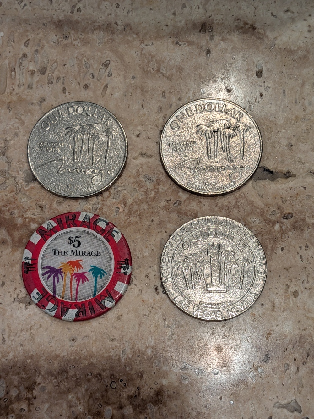 Mirage Hotel Casino Chips